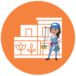 Industrial cleaning icon